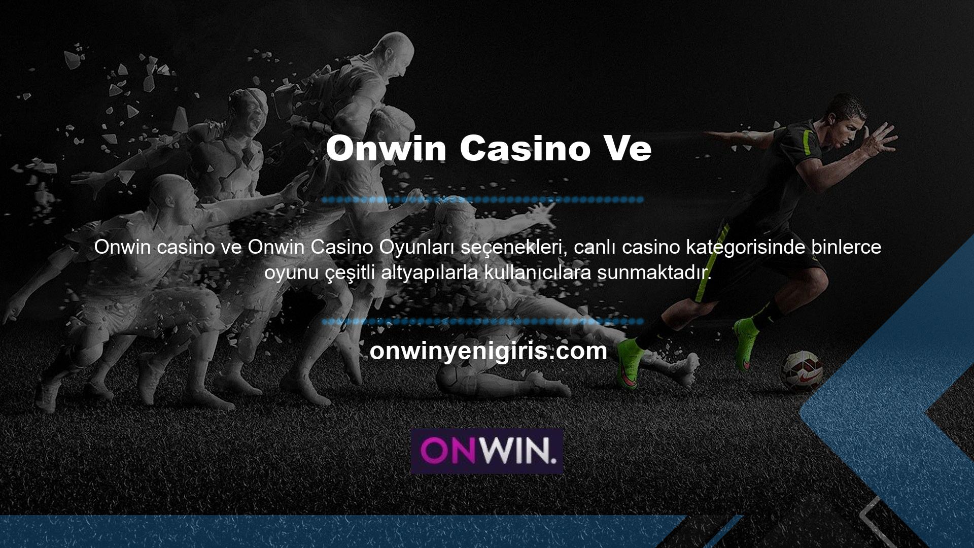 Onwin casino ve