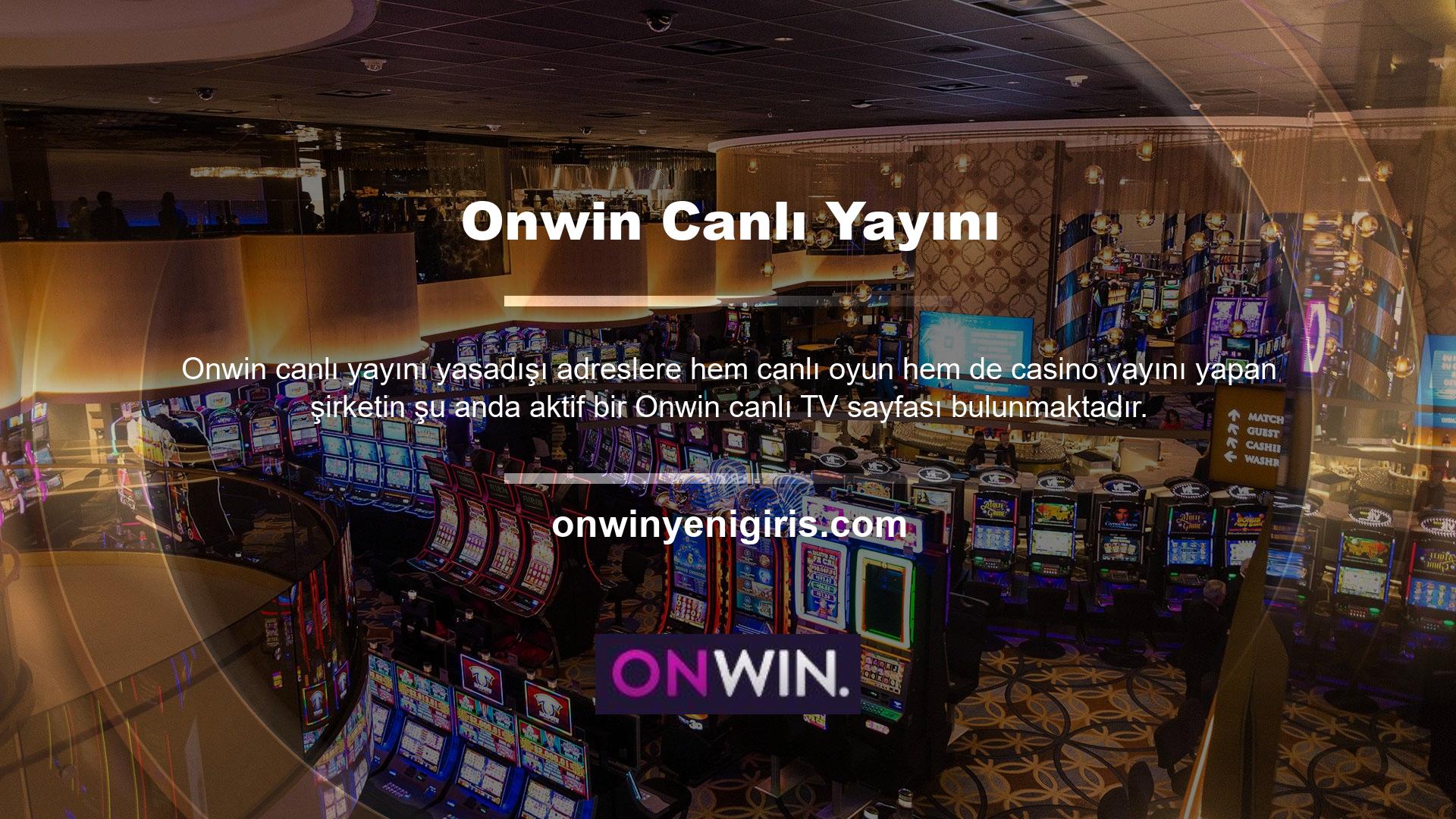 Onwin Live TV ana sayfasının sağ üst köşesindeki yeni sekmeden canlı maç yayınlarına ulaşabilirsiniz